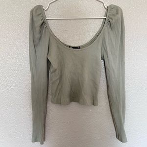 Zara puff sleeve top